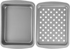 G & S Metal Products Company OvenStuff Nonstick Toaster Oven Bake, Broil and Roast Set, 2-Piece Set