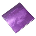 PABCK 500 Pcs 5 Colors Chocolate Wrappers Aluminium Foil Paper Wrapping Papers Square Sweets Lolly Paper Food Candy Tin Foil Wrapper for Candy Packaging Decoration (4x4 inches)
