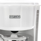 Dominion 4-Cup Coffeemaker Compact Coffee Pot Brewer Machine, Quiet Operation with On / Off LED Indicator Light, Convenient Cord Storage and Auto Pause Feature, Easy Anti-drip Coffeemaker with Coffee
