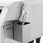 Commercial Conveyor Toaster 450 Slices/Hour 2400W Heavy Duty Industrial Stainless Steel Electric Restaurant Commercial Toaster with Handle&Double Heating Tubes for Home Restaurants