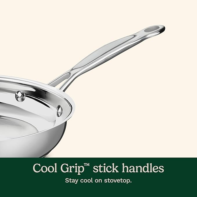 Cuisinart 77-10P1 10-Piece Chef's-Classic-Stainless Collection, Cookware Set