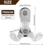 Espresso Accessories Kit Stainless Steel Magnetic Portafilter Holder, Universal Espresso Stand with Adhesive Patch Compatible with Breville, Ninja Luxe Cafe, Rancilio & 51/53/58mm Portafilters