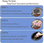 FASOZUKA Slow Cooker Liners 40×Cooking Bags Extra Large Size Disposable Pot Liners, Fit 3QT to 8QT for Slow Cooker Cooking Trays Suitable for Oval & Round Pots 13"x 21", 40 Liners
