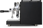 Diletta Bello+ Espresso Machine (Black) Bundle w/Rocket Espresso Giannino Espresso Grinder (Black/Wood)