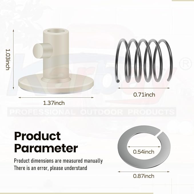 Updated Mixer Spring and Washer & Tilt Head Mixers Attachments & Stand Mixer Attachment Holders Kit for Kit-chenAid Mixers, Rubber Plug Solves the Bouncing Problem of Kithen-Aid Mixer