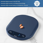 Vitafit 33lb/15kg Digital Food Scale in High Precision 0.1oz/1g, Our Own Kitchen Scale Professional Factory Since 2001, Home and Kitchen Essentials for Cooking and Baking, LED, 3*AAA Batteries, Blue