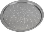 GoodCook Everyday Nonstick Steel Pizza Crisper, 13-Inch, Gray