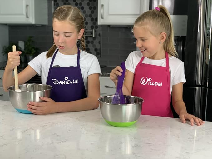 Personalized Kids Apron - Chef Apron for Kids - Add a Name to Personalized Aprons for Girls or Boys
