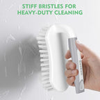 SetSail Scrub Brush, Heavy-Duty Scrub Brushes for Cleaning with Stiff Bristles Cleaning Brush for Shower, Bathroom, Carpet, Kitchen and Bathtub Scrubber - 3 Pack