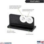 Rada Cutlery Quick Edge Knife Sharpener (R119), 3.5" x 2", Stainless Steel Wheels, Pack of 3
