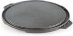 GSI Outdoors Guidecast 10" Dual-Sided Cast Iron Griddle/Grill Pan with Removable Wire Handles