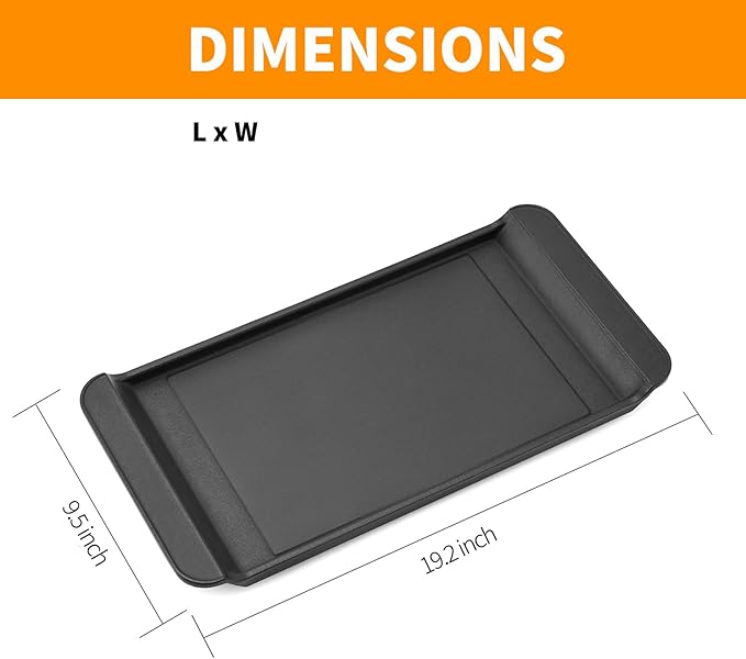 Upgraded DG61-00563A Griddle Replacement for Samsung stove Parts Top Griddle Plate Samsung Gas Range Cooktop Parts NX58H5600SS NX58H9500WS Cast Iron Center Burner Griddle Pan 1 Pcs