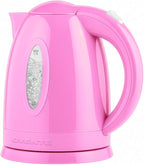 OVENTE Electric Kettle, 1.7L Fast Boiling Water Heater for Coffee or Tea, BPA Free with Water Level Gauge, Auto Shut-Off, Boil-Dry Protection, Indicator Light and Removable Filter, Pink KP72P