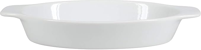 BIA Cordon Bleu Au Gratin Porcelain Baking Dish, Large, White (904998S4SIOC)