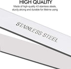 ZAUGONTW Fish Bone Tweezers, Professional Stainless Steel Flat and Slant Pliers Set for Kitchen Salmon Trout, 3 SET