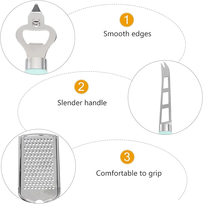 Toyvian Plastic Handle Kitchen Utensils Set Heat-resistant Cooking and Baking Gadgets with Smooth Edges for Safe and Comfortable Grip Essential Kitchen Tools for Home Cooking