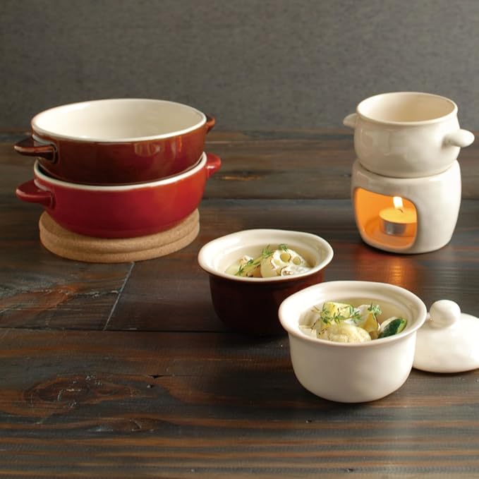 KINTO 23077 Hot Round Au Gratin, White, Oven, Microwave, Dishwasher Safe, Gift, Present