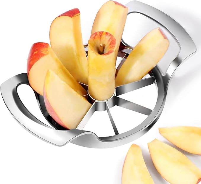 LIIGEMI Apple Slicer, 8-Slice Apple Slicer and Corer,Sharp and Sturdy,Easy to Use, Time-Saving.