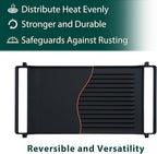 WB31X24998 WB31X24738 Stove Griddle Replacement Parts for GE Gas Stove Griddle Plate JXGRILL1 Reversible Cast Iron Griddle Pan Gas Cooktop JGS760SPSS JGBS66REK4SS GE Appliance Accessories 1 Pack