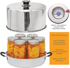 Kitchen Crop Steam Canner with Temperature Indicator (Aluminum Steam Canner)