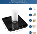 Vitafit 33lb Food Scale, High Accuracy in 0.1oz by Our Professional Factory Since 2001, Digital Kitchen Scale Weight Grams and Ounces for Cooking & Baking, 8.5x7.1in Big Platform, 3*AAA Battery, Black