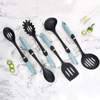 8pcs Nylon Cooking Tools Kitchen Utensils Set Quality Handles Cooking Tool Non Toxic Kitchen Gadgets Nonstick Cookware