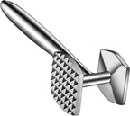 Aliglow Meat Tenderizer Hammer/Mallet Tool/Pounder For Tenderizing and Pounding Steak, Beef And Poultry. Solid Metal Construction With Comfort Grip Handle