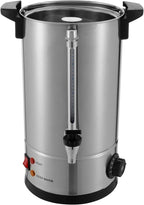 Coffee Urn, 50 Cup Coffee Percolator Commercial Coffee Maker, 8L Stainless Steel Coffee Maker Hot Water Beverage Dispenser Electric Coffee Urn For Catering, Wedding, Party