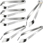 ZAUGONTW Fish Bone Tweezers, Professional Stainless Steel Flat and Slant Pliers Set for Kitchen Salmon Trout, 3 SET