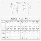 BALCONY & FALCON Square Tablecloth - Waterproof Table Cloth, Wrinkle Resistant Table Cover Linen Fabric Tablecloths for Dining Kitchen Wedding and Outdoor Decoration (Gray, 55"x55")