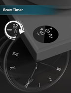 INTASTING Electric Kettles, Gooseneck Electric Kettle, ±1℉ Temperature Control, Stainless Steel Inner, Quick Heating, for Pour Over Coffee, Brew Tea, Boil Hot Water, 0.9L Dark Grey
