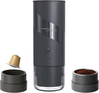Magnavox HOME Portable Espresso Coffee Maker (Grounds or Pods) with Fast Brew Technology & Single Touch Control, Ideal for Offices or Travel