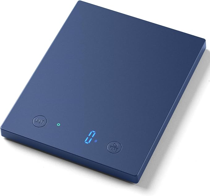 Homebuds 22lb Digital Food Scale Grams and Ounces in 1g, High Precision Assured by Kitchen Scale Professional Factory SINCE 2001, Gram Scale for Cooking and Baking, LED, 3*AAA Batteries Included, Blue