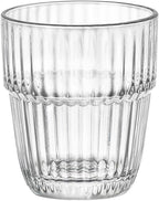 Bormioli Rocco Barshine 7 oz. Juice Stackable Tempered Drinking Glasses, Set of 6, Clear
