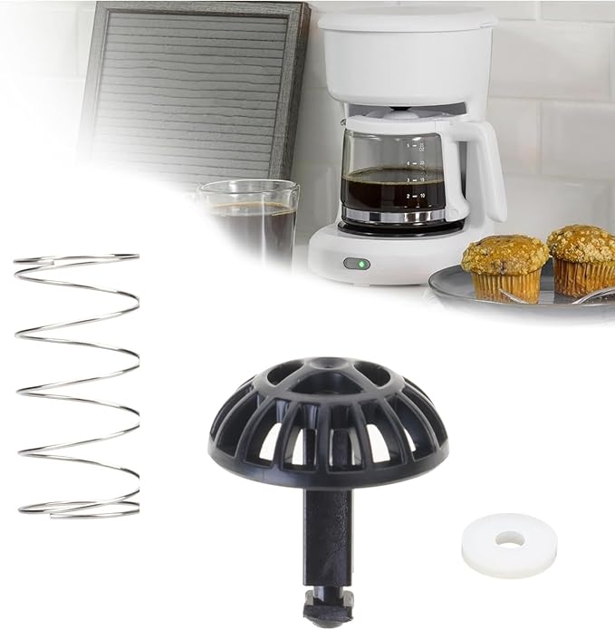 2 Pack Coffee Brew Basket Spring Loaded Stopper Kits Machine, Accessory Part Suitable for Various Models Maker Part