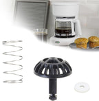 2 Pack Coffee Brew Basket Spring Loaded Stopper Kits Machine, Accessory Part Suitable for Various Models Maker Part