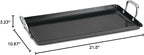 Cuisinart GG45-25 GreenGourmet Hard-Anodized Nonstick 10-Inch by 18-Inch Double-Burner Griddle, Black