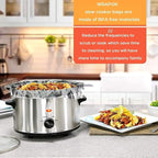 ECOOPTS Slow Cooker Liners (30 Liners), 14" × 22" Pot Liners Fit 6-10 Quarts, Disposable Cooking Bags Suitable for Oval & Round Pot, BPA Free (14" × 22")