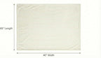EverSnug Travel Blanket and Pillow - Ultra-Soft, Compact & Lightweight, 65x40 Inches, with Carry Case, Luggage Sleeve & Backpack Clip for Airplane Comfort (Off-White)