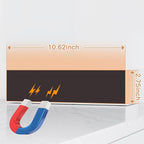 Mystozer Magnetic Spice Rack for Refrigerator, Kitchen Organizer and Storage Shelf, White (4 Pack)…