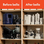 BELLA VersaBrew 2-in1 Coffee Maker, K-Cup compatible, Brew 3 Sizes Carafes & Single Serve Cups, Dishwasher Safe Reusable Filter & Filter Holder, Iced Coffee Function, 60oz Tank, Plum