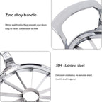 LIIGEMI Apple Slicer,12-Blade Extra Large Apple Corer, Heavy Duty Stainless Steel Apple Cutter and Divider，Easy to Use, Time-Saving.