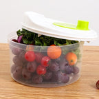 Salad Spinner,Vegetables Fruits Wash Bowl Large Capacity BPA Free Double Layer Detachable Manual Lettuce Spinner,Fruit and Vegetable Washer,Spin and Dry Salad Greens (Blue)