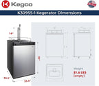 Kegco K309SS-1 Keg Dispenser, Stainless Steel