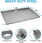 Flat Top Griddle for Blackstone 28 Inch Griddle, Plate Pan Replacement with Tool Kit for Blackstone 28" Griddle 1517, 1853, 1605, 1839, 1803, 1856, 1885, 1983, 1924, 2094, 2145