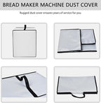 Bread Maker Machine Cover for Cuisinart Bread Maker Machine, Heavy Duty Waterproof Protective BreadMachine Cover Compatible for Cuisinart Compact and Automatic Bread MakerMachine CBK-110P1 (Grey)