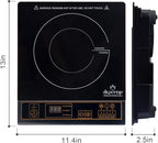 Duxtop 1800W Portable Induction Cooktop Countertop Burner, Silver 8120MC/BT-180G3