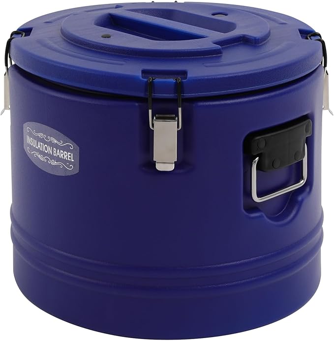 Insulated Soup Container 7.9 Gallon Commercial Food Warmer for Hot&Cold Food, Hot Box for Catering, Food Cooler Soup Carrier for Restaurant, Canteen 6H Insulation Time