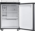 EdgeStar BR3002 24 Inch Wide Kegerator Conversion Refrigerator for Full Size Kegs with Deep Chill Mode - Stainless Steel