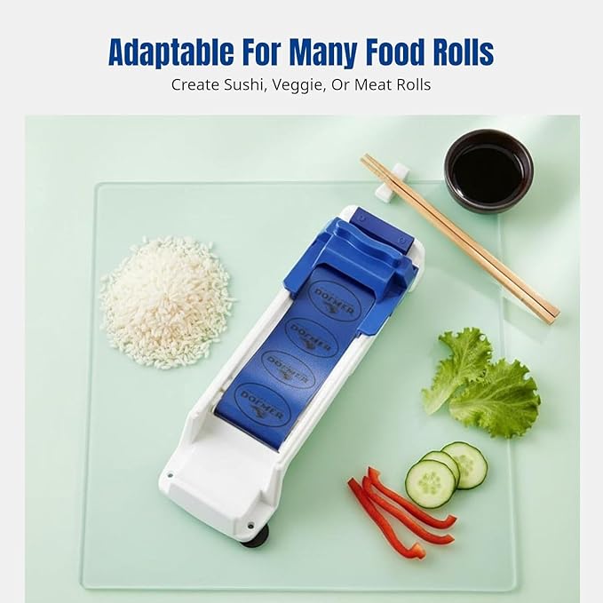 Lumpia Maker, Vegetable Meat Rolling Tools for Grape & Cabbage Leaves, Grape Roller Machine Sushi Maker, Stuffed Vine Leaves for Home Kitchen Tools (1)
